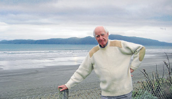 Robin McKenzie on the beach