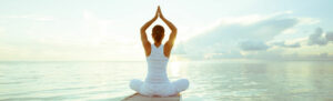 Yoga Pose by the lake